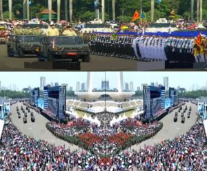 Perayaan HUT ke-80 TNI di Monas Berlangsung Meriah, Ribuan Warga Padati Lokasi