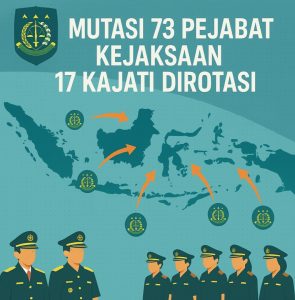 Jaksa Agung Mutasi 73 Pejabat Kejaksaan, Termasuk 17 Kajati di Seluruh Indonesia