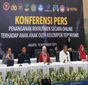 Polri Ungkap Rekrutmen Anak Secara Online oleh Jaringan Terorisme, 110 Anak Terdampak di 23 Provinsi