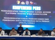 Bareskrim Polri Ungkap Kasus Illegal Access Platform Trading dan Sindikat Ancaman serta Penyebaran Data Pribadi Pinjol Ilegal