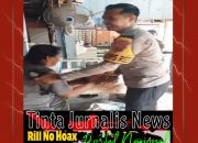 Bukti Kedekatan Polri dan Insan Pers, Kapolres Rohul Jenguk Wartawan Sakit