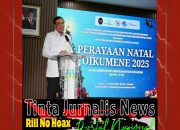 Rayakan Natal Bersama Warga Tapanuli Utara, Menko Polkam Tegaskan Negara Hadir: “Anda Tidak Sendiri”