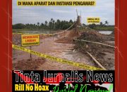 Cucian Pasir Ilegal Depan CLT Batu Besar Diduga Bebas Beroperasi, Limbah Mengalir Aparat Masih Membisu