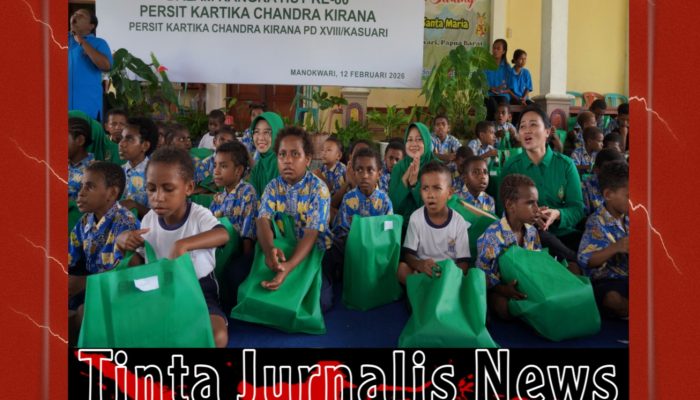 Persit KCK PD XVIII/Kasuari Tebar Kasih di Panti Asuhan Santa Maria pada HUT ke-80