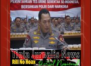 Kapolri Perintahkan Tes Urine Serentak, Tegaskan Komitmen Bersihkan Internal Polri dari Narkoba