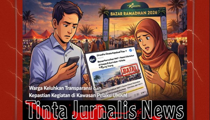 Postingan Akun Dispar Kepri di Facebook: Bazaar Ramadan 1447H di Gurindam 12 Resmi Dibatalkan