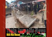 Pagar Beton di Km 8 Akhirnya Dibongkar, Satpol PP Tunjukkan Surat Tugas Resmi