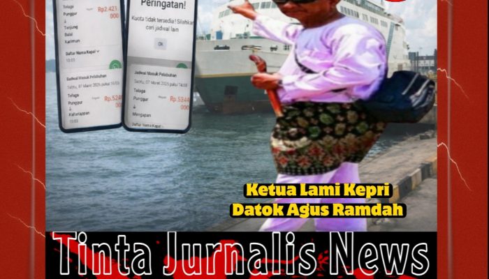Tiket Kapal Ro-Ro Tujuan Tanjung Balai Karimun dan Mengkapan Buton Ludes Terjual Online, Muncul Dugaan Permainan Calo