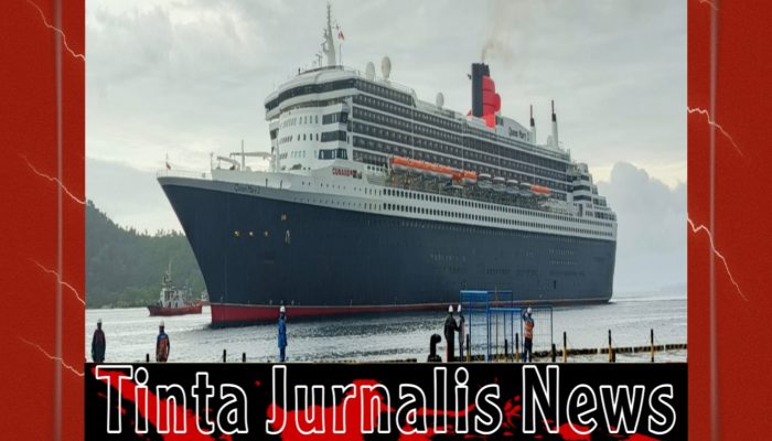 Dandim 1310/Bitung dan Forkopimda Sambut Kapal Pesiar Dunia Queen Mary 2, Pariwisata Bitung Kian Mendunia