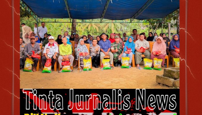 Polres Rohul Turun Langsung, Edukasi Warga dan Salurkan Sembako: Komitmen Cegah Karhutla Diperkuat!