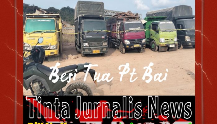 Lima Lori Pengangkut Besi Tua PT BAI Masih Tertahan, Inisial IH Diduga Jadi Dalang di Balik Pengangkutan