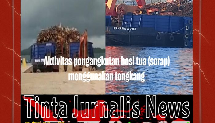 Di Tengah Penanganan Kasus Scrap oleh Polres Bintan, Pengangkutan via Tongkang di PT BAI Tetap Berjalan, Pengawasan Disorot