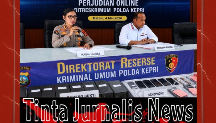 Polda Kepri Bongkar Judi Online di Batam, Ribuan Akun dan Sistem Bot Terungkap