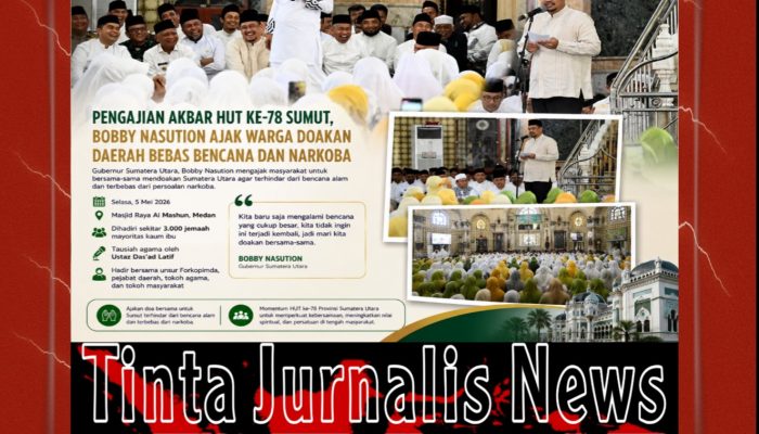 Pengajian Akbar HUT ke-78 Sumut, Bobby Nasution Ajak Warga Doakan Daerah Bebas Bencana dan Narkoba