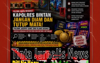 Kapolres Bintan Jangan Bungkam dan Tutup Mata, Sistem Koin dan Untung-Untungan Jackpot Game Zone Kijang Jadi Sorotan