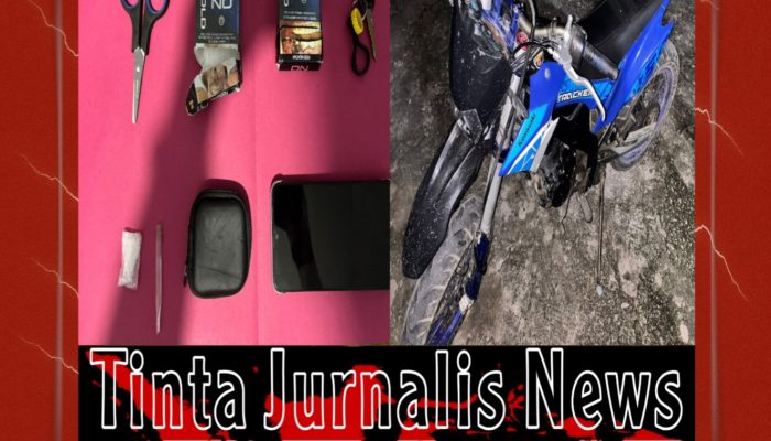 Polsek Tambusai Ringkus Terduga Pengedar Sabu di Talikumain, Polisi Sita Barang Bukti 1,96 Gram