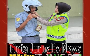 Ditlantas Polda Kepri Edukasi Pelajar SMKN 5 Batam tentang Keselamatan Berkendara   