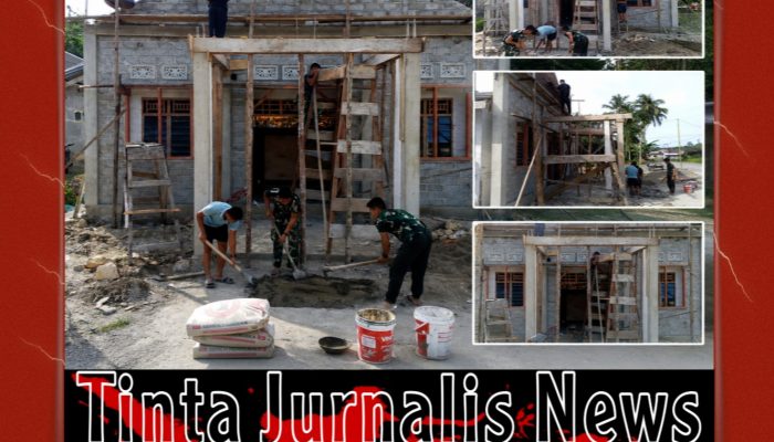 Karya Bakti Kodam I/BB Percepat Renovasi Gereja di Tuhemberua Nias Utara