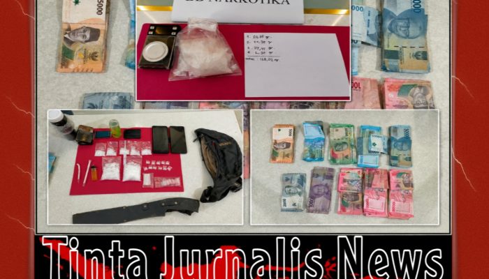 Polsek Tambusai Utara Ungkap Peredaran Sabu 128,02 Gram, Seorang Terduga Pengedar Diamankan