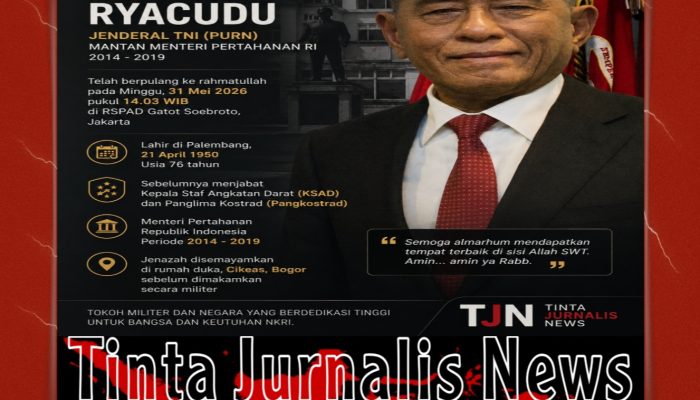 Mantan Menhan RI Jenderal TNI (Purn) Ryamizard Ryacudu Wafat di Usia 76 Tahun