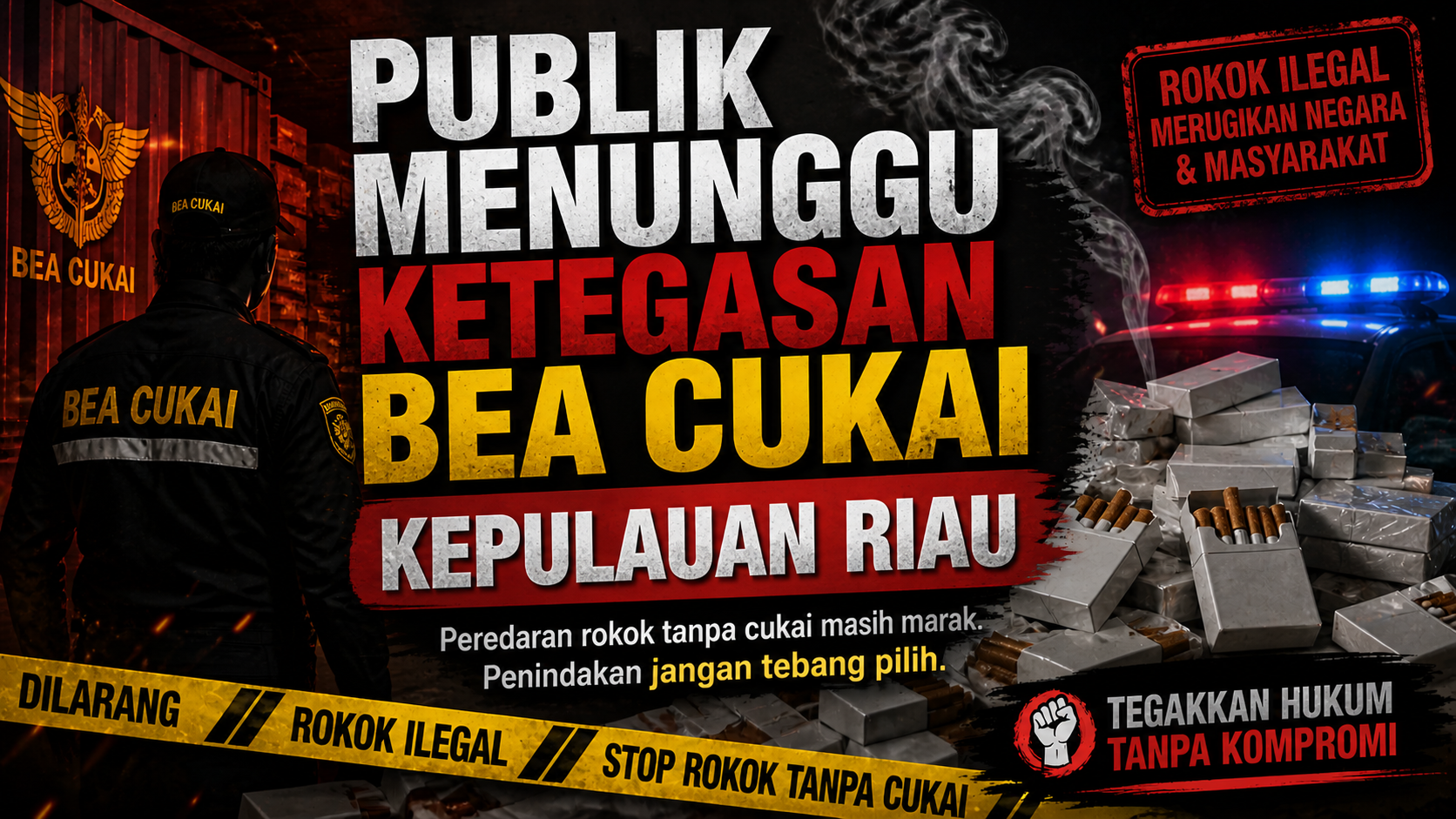 Publik Menunggu Ketegasan Bea Cukai Kepulauan Riau