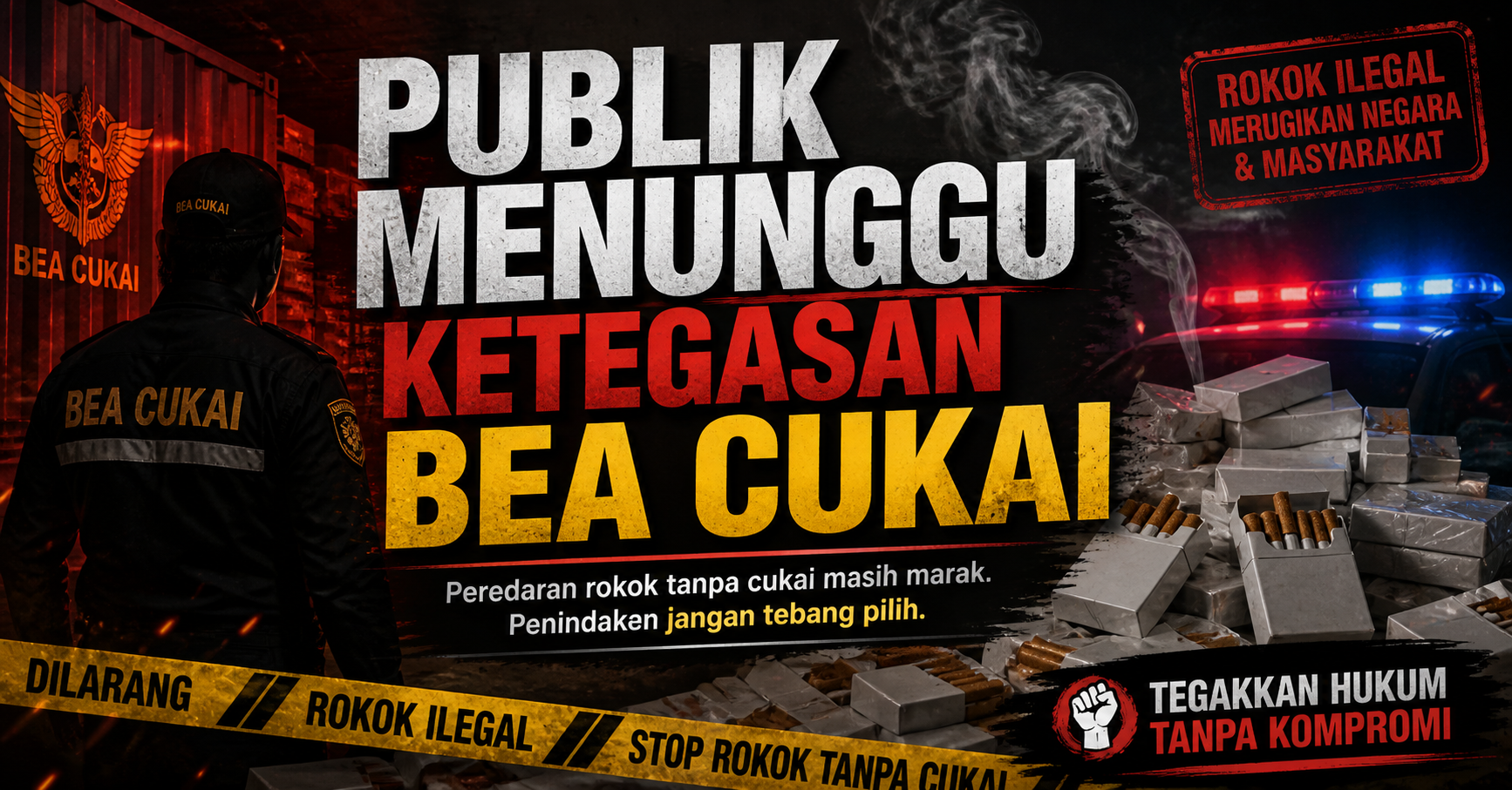 Publik Menunggu Ketegasan Bea Cukai