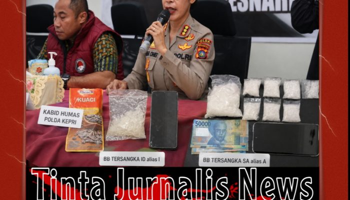 Ditresnarkoba Polda Kepri Ungkap Peredaran Sabu di Batam, Dua Tersangka Diamankan