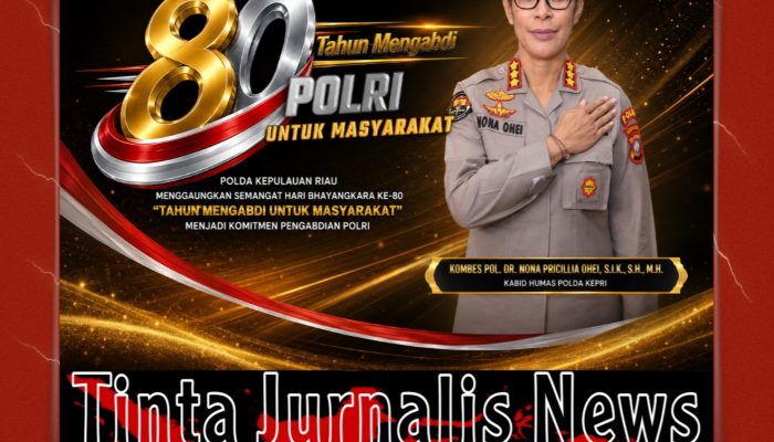 Polda Kepri Gaungkan Semangat Hari Bhayangkara ke-80, Usung Tema “Tahun Mengabdi untuk Masyarakat”