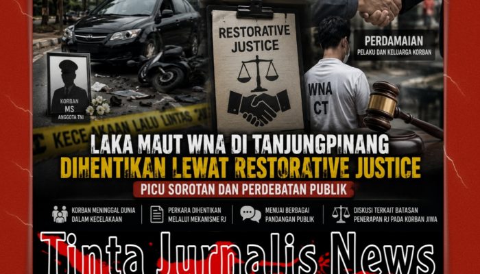 Penghentian Kasus Laka Maut WNA Lewat RJ di Tanjungpinang Picu Perbincangan