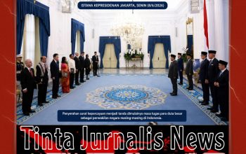 Presiden Prabowo Terima Surat Kepercayaan Delapan Duta Besar Negara Sahabat