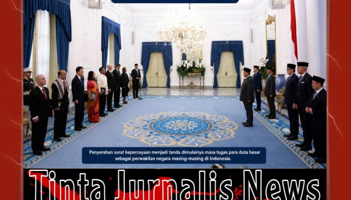 Presiden Prabowo Terima Surat Kepercayaan Delapan Duta Besar Negara Sahabat