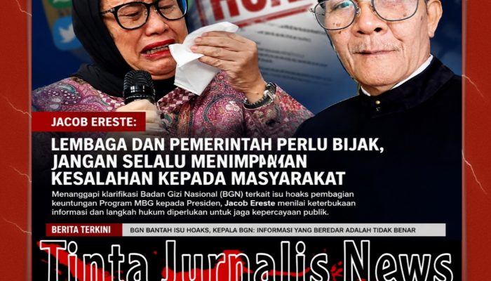 Jacob Ereste: Lembaga dan Pemerintah Perlu Bijak, Jangan Selalu Menimpakan Kesalahan kepada Masyarakat