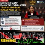 MK Tegaskan Kritik terhadap Pejabat dan Lembaga Negara Tidak Bisa Dipidana dengan Pasal Pencemaran Nama Baik UU ITE Tinta Jurnalis News