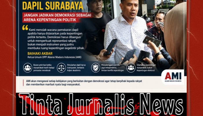 AMI Tolak Wacana Pemekaran Dapil Surabaya, Minta Demokrasi Tidak Dijadikan Kepentingan Politik
