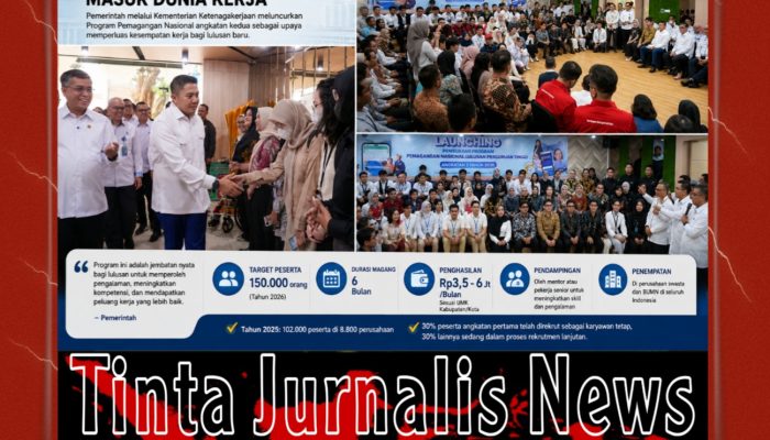 Program Pemagangan Nasional 2026 Targetkan 150 Ribu Peserta, Jadi Jembatan Lulusan Baru Masuk Dunia Kerja
