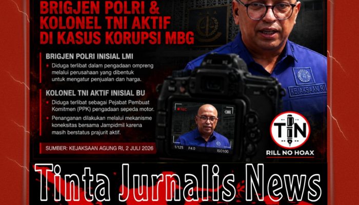 Kejagung Bongkar Dugaan Korupsi MBG, Oknum Brigjen Polri, Kolonel TNI Aktif hingga Pejabat BGN Jadi Tersangka