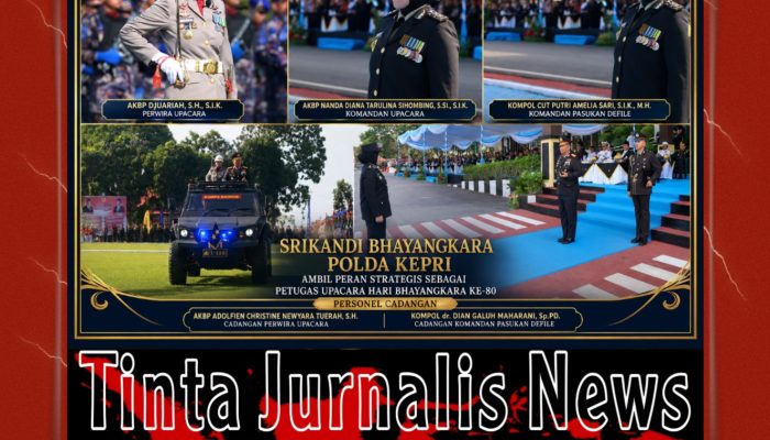 Srikandi Bhayangkara Polda Kepri Ambil Peran Strategis pada Upacara Hari Bhayangkara ke-80