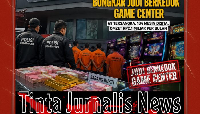 Polda Metro Jaya Bongkar Judi Berkedok Game Center, Sky Game Batam Masih Jadi Tanda Tanya