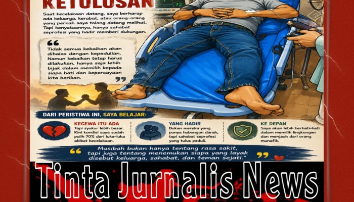 Seminggu Pasca Kecelakaan, Saya Belajar Bahwa Musibah Adalah Ujian Sekaligus Pembuka Topeng Kepedulian