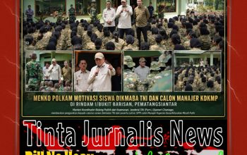 Menko Polkam Motivasi Siswa Dikmaba TNI dan Calon Manajer KDKMP di Rindam I/Bukit Barisan