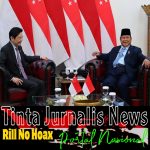 Prabowo dan PM Singapura Lawrence Wong Gelar Leaders' Retreat, Indonesia–Singapura Sepakati 26 Dokumen Kerja Sama Strategis Tinta Jurnalis News