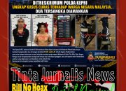 Ditreskrimum Polda Kepri Ungkap Dugaan Curas terhadap WN Malaysia, Dua Tersangka Diamankan