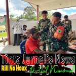 Satgas Pamtas RI-PNG Yonif 764/IB Berikan Pelayanan Kesehatan dan Bantuan Makanan kepada Warga Perbatasan Maybrat Tinta Jurnalis News