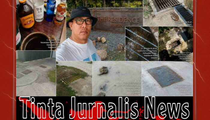 GAMNR Turun Langsung Menginap di The Residence Bintan, Minta DLHK Kepri Periksa Menyeluruh Sistem Saluran dan IPAL