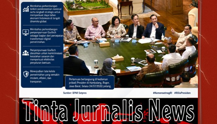Presiden Prabowo Bahas Penguatan Ekonomi Nasional dan Penyempurnaan GovTech Bersama Dewan Ekonomi Nasional