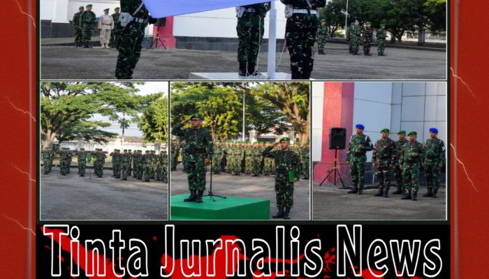 Korem 132/Tadulako Gelar Upacara Bendera Mingguan, Perkuat Disiplin dan Profesionalisme Prajurit