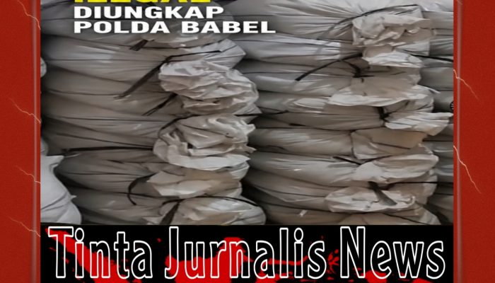 Polda Babel Ungkap Dugaan Penampungan 53 Ton Pasir Timah Ilegal di Belitung, Tiga Orang Diamankan