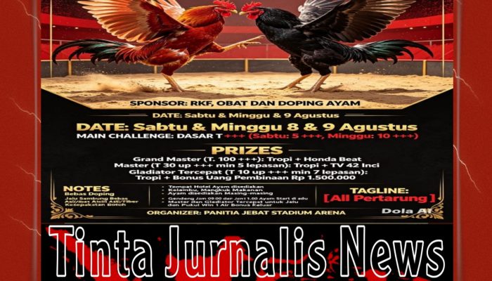 Dugaan Judi Sabung Ayam di Tanjung Balai Mencuat: Undangan Terpampang, 30 Ayam dari Batam Disebut Masuk
