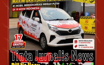 Semarak HUT ke-81 RI, Maxim Gratiskan Perjalanan dengan 81 Mobil Berdekorasi Merah Putih di 19 Kota