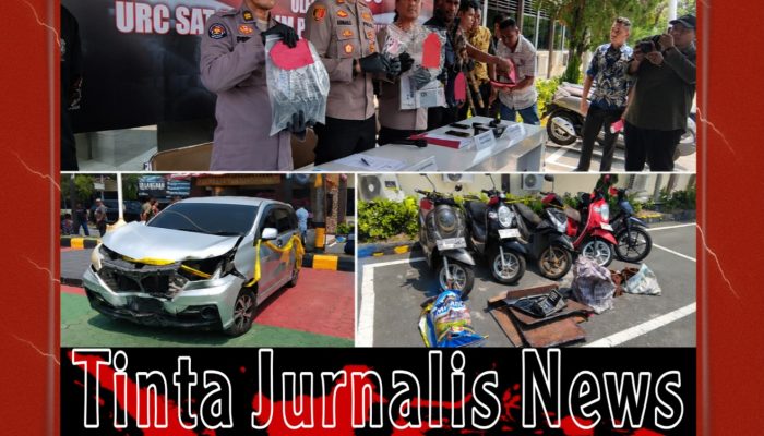 Polresta Tanjungpinang Bongkar Enam Kasus Pencurian, Kabel, Plat Besi hingga Gearbox Jadi Sasaran